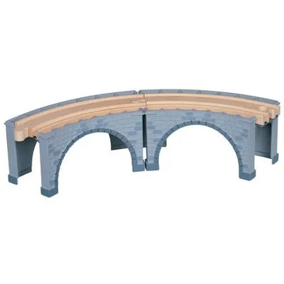 Produktbild von Maxim Modulare Eisenbahnbrücke, erweiterbar, kompatibel mit allen Holzeisenbahnschienen