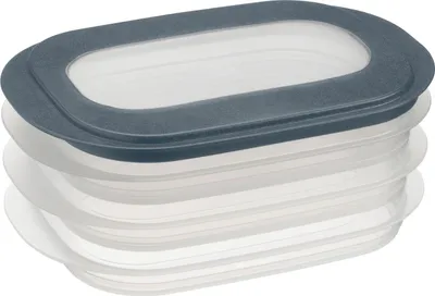 Produktbild von Sunware Aufschnittsdose Sigma Home 3er transparent/blau