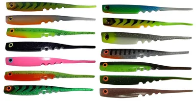 Produktbild von KSM River Fighters Pin Tail 20cm - 2 Gummiköder, Farbe:Johnny´s Perch