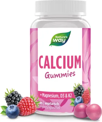 Produktbild von Calcium Gummies – 500 mg Calcium, Wild-Berry-Geschmack