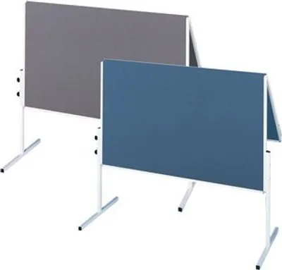 Produktbild von FRANKEN Moderationstafel X tra!Line klappbar Filz grau Speditionsversand