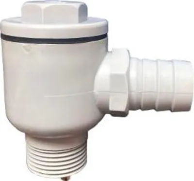 Produktbild von Brunnen Winkel-Eckventil mit Rückschlagventil 1", mit Gewinde und Schlauchtülle