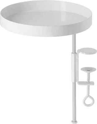 Produktbild von Esschert Design Fensterbankhalterung Weiß M rund Ø 18 cm - Metall