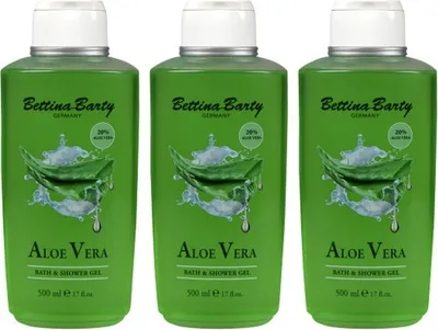Produktbild von Bettina Barty Aloe Vera Shower Gel 3 x 500 ml