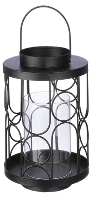 Immagine prodotto di Gilde, candelabra "Remo", vetro e metallo, nero, confezione da 3, altezza 25,5 cm, diametro 16 cm. Codice prodotto: 69379. Codice EAN: 4063387693797