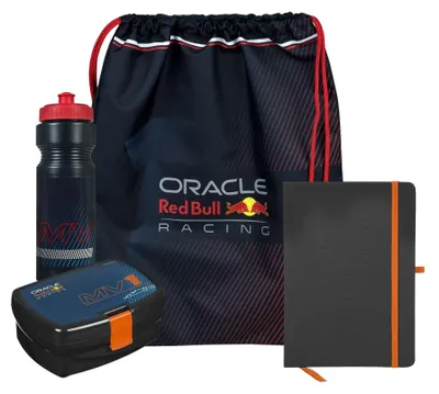 Produktbild von Red Bull Schulset: Sporttasche, Lunchbox und Notizbuch