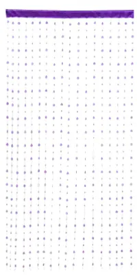 Produktbild von Perlenvorhang mit Herzmotiv, dekorativer Perlenvorhang mit Quasten, Raumteiler für Türrahmen, Wohnzimmer, Hochzeitsdekoration