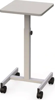 Produktbild von MAUL Stehtisch höhenverstellbar Standfuß Rollen 40.6 x 41.4 x 62 cm grau