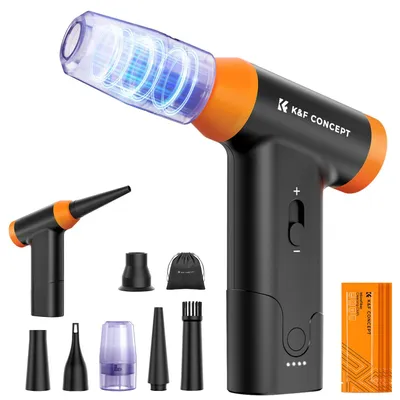 Produktbild von K&F CONCEPT 2in1 Elektrisches Staubgebläse & Staubsauger 150000U/min 5000mAh