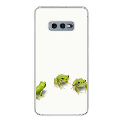 Produktbild von MuchoWow® Handyhülle Schutzhülle Hülle für Samsung Galaxy S10e Frosch - Tiere - Grün Silikon Softcase Handy Hülle - Handy