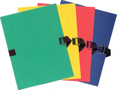 Produktbild von Exacompta 10x Dokumentmappe Faltenrück Klappe - Farben sortiert - 223200E