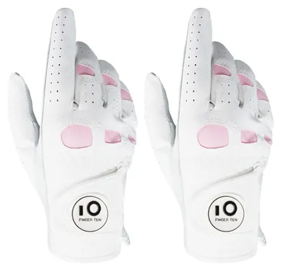 Immagine prodotto di Solidchoice - Guanti da golf da donna, destri, in pelle, con segnapalla