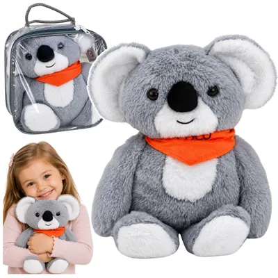 Image de Koala Ours Peluche Lestée Mascotte Thérapeutique 1,3 Kg Gris 35 Cm