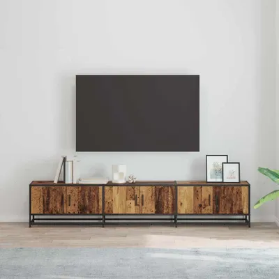 Obrázek produktu pro Maison Exclusive – TV skříňky 2 ks staré dřevo 210 x 35 x 41 cm dřevěný materiál