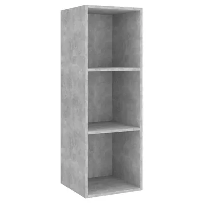 Produktbild von TV-Wandschrank Betongrau 37x37x107 cm Holzwerkstoff