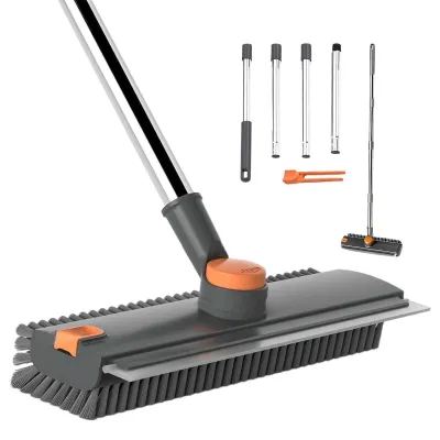 Image de Brosse de nettoyage pour sols 3-en-1 avec long manche