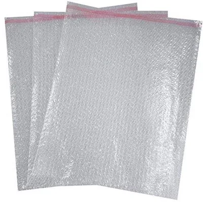 Productafbeelding van Transparante Bubbelzakken 380 x 435 mm - Verpakking van 20 Stuks