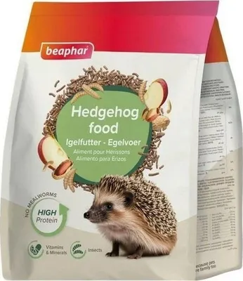 Produktbild von Beaphar Igelfutter 1 kg – Proteinreich, mit Insekten, Vitaminen & Mineralstoffen, mehlwurmfrei