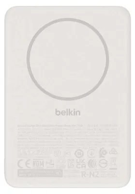 Zdjęcie produktu dla Belkin BPD017HQSA, 5000 mAh, Bezprzewodowe ładowanie, 7,5 W, Piaskowy