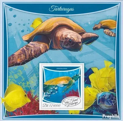 Produktbild von Briefmarken Sao Tome e Principe 2017 Mi Block 1335 (kompl. Ausgabe) postfrisch Schildkröten