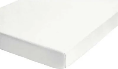 Produktbild von Biberna Feinbiber Spannbetttuch 100% Baumwolle Deluxe 70 x 140 cm, Farbe:Weiss