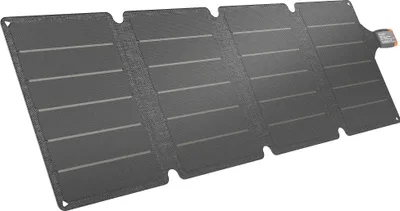 Produktbild von Tragbares Solarpanel, 36W Schnellladung, wasserdicht, faltbar, Ladegerät, Grau