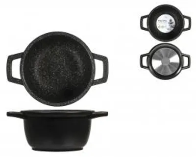 Immagine prodotto di H&H Casseruola Antiaderente Pietra Due Manici Cm 14