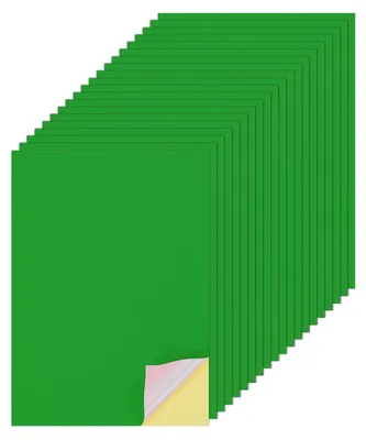 Imagen del producto de Cartulina autoadhesiva, 25 hojas, 20 x 30 cm, 250 g/m², ideal para scrapbooking