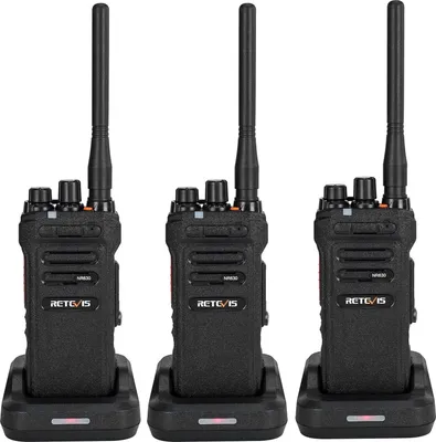 Produktbild von Retevis NR630 Funkgeräte, IP67 Wasserdichtes, Gruppenruf, 2800 mAh Wiederaufladbares, Hochleistungs Walkie Talkie, für Baustelle Schule