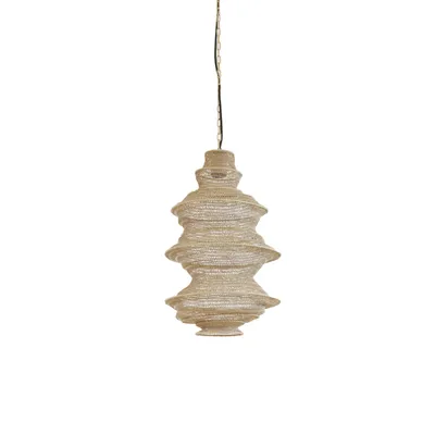 Produktbild von Light & Living - Hängeleuchte Nakisha - Braun - Ø31cm Hängelampe - Esstischlampe - Wohnzimmerlampe - Schlafzimmerlampe - Wohnzimmer