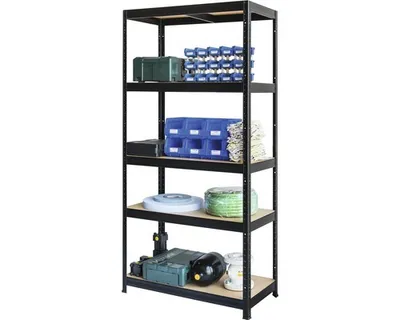 Obrázek produktu pro Kovový regál Kovona Futur 1800x900x450 mm 5 polic černý
