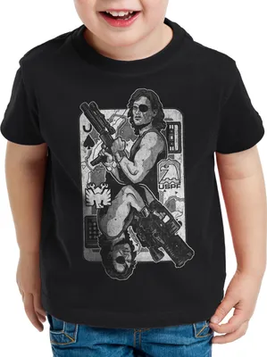 Produktbild von style3 Snake Plissken Kinder T-Shirt die klapperschlange new york