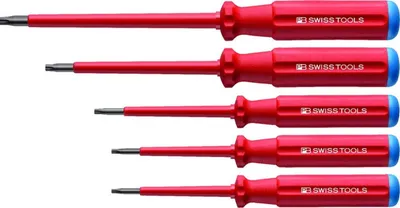 Produktbild von Swiss Tools Schraubendreher-Satz VDE 5-teilig TX im Karton Classic