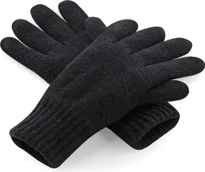 Produktbild von Beechfield Uni Classic Thinsulate Thermo Winter-Handschuhe RW3671 (S/M) (Schwarz)