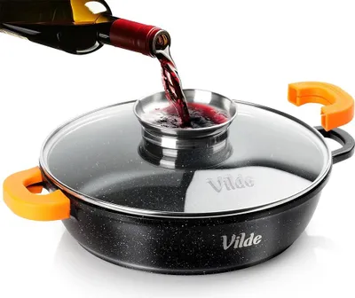 Obrázok produktu pre Granitová panvica so skleneným pokrievkou, 28 cm, 3,3 l