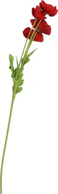 Immagine prodotto di Fiore artificiale, rosso di seta, 58 cm, per matrimonio, soggiorno, decorazione della tavola