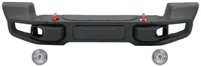 Productafbeelding van Voorbumper voor JEEP Wrangler Rubicon JK 07-17 10-jarig jubileum Hard Rock stijl.
