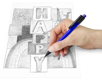 Obrázek produktu pro STAEDTLER® 777 05-3 Tužka s vyměnitelnou tuhou, tuha B 05, modrá