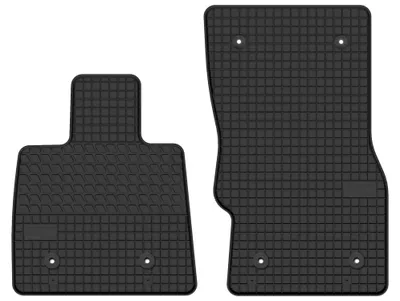 Image de Tapis avant en caoutchouc pour Alfa Romeo Stelvio 2WD 2016- (SUV) – 2 pièces, noirs, sur mesure