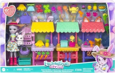 Produktbild von Enchantimals City Tails HHC17, 4 Jahr(e), Mehrfarbig, Stoff, Kunststoff