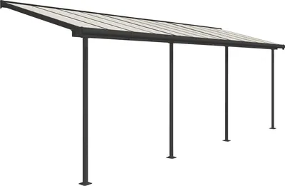 Zdjęcie produktu dla Palram - Aluminiowa osłona tarasowa Canopia Sierra antracyt 228x671x300 cm