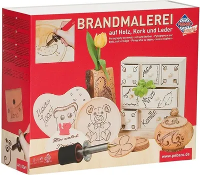 Produktbild von SELVA Bastelset Brandmalerei
