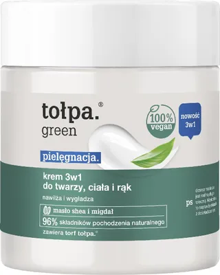 Produktbild von TOŁPA Green Care Creme 3 in 1 für Gesicht, Körper und Hände 250 ml