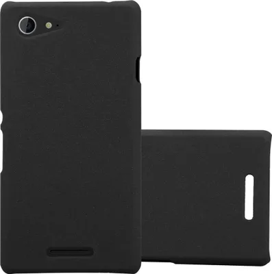 Produktbild von Cadorabo Schutzhülle für Sony Xperia E3 Hülle in Schwarz Etui Hard Case Handyhülle Cover