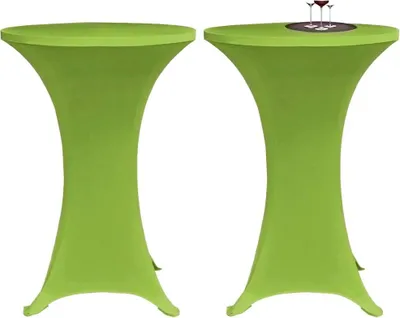 Zdjęcie produktu dla Elastyczne Nakrycie Stołu Zielone 70 Cm 2 Szt. Lumarko!