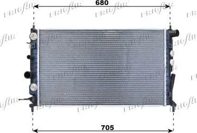 Produktbild von FRIGAIR 0107.3096 Kühler Wasserkühler Motorkühler für OPEL VECTRA B (36) VECTRA B Caravan (31) VECTRA B CC (38) für VAUXHALL Vectra (B) CC (J96)