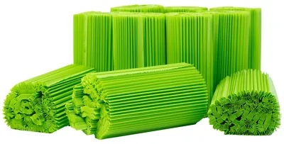 Produktbild von Plissee-Manschetten, Farbe:maigrün, Größe:105 mm