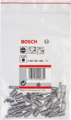 Produktbild von Schrauberbit Extra-Hart S 0,6 x 4,5, 25 mm, 25er-Pack