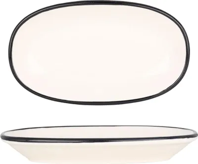 Zdjęcie produktu dla Miska do serwowania Bonna – Linea Black – porcelana – 19 x 11 cm