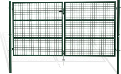 Produktbild von Doppelflügeliges Zauntor 3m OLGA H.150cm grün